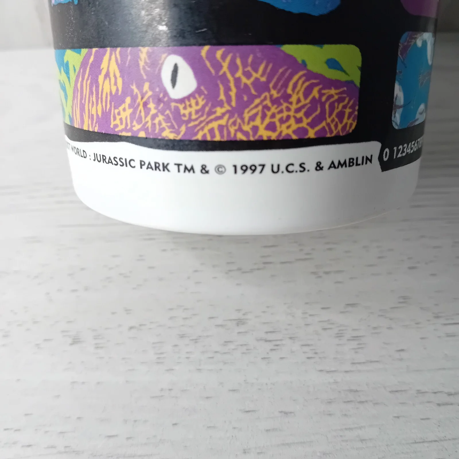 JURRASIC PARK LOST WORLD 1997 MUG RARE RETRO VINTAGE CUP TEA COFFEE TETLEY, изображение 4