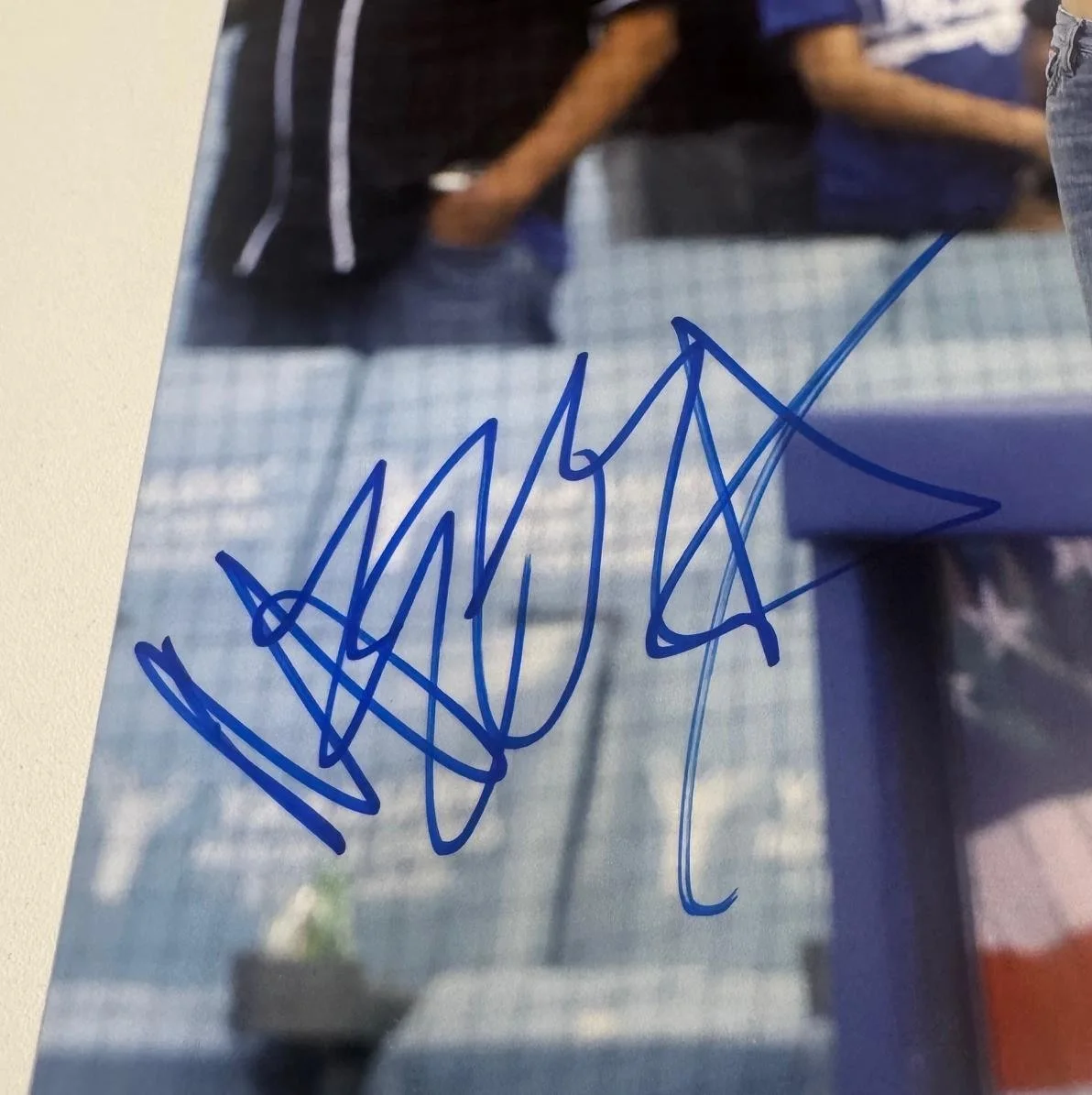 NEZZA Autographed 8x10 Photo SIGNED AUTO Dodgers National Anthem, image 2