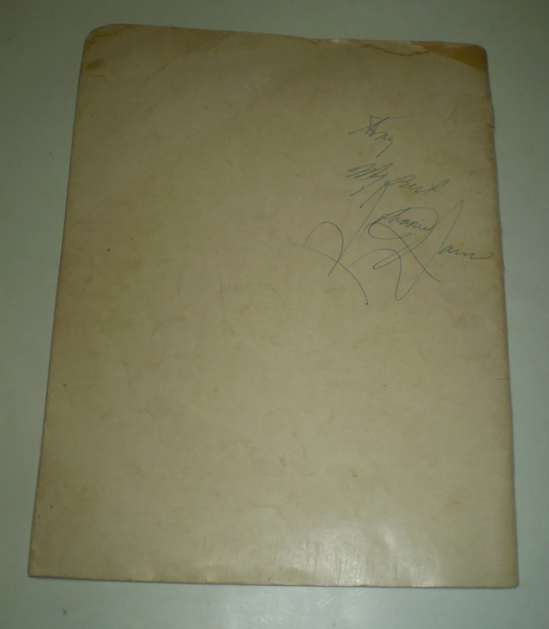 JOHNNY CASH SIGNED 1st SONGBOOK EARLY AUTOGRAPH RING OF FIRE Sun Records 78 45, изображение 3