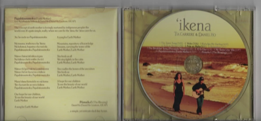 Tia Carrere & Daniel Ho ikena (CD 2008) Signed by Daniel Ho FREE SHIPPING, image 3