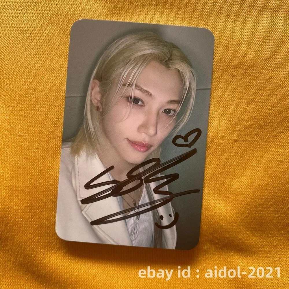 Stray Kids FELIX Felix Photo Card from ATE ALBUM Autographed Signed K-POP 2025, изображение 4