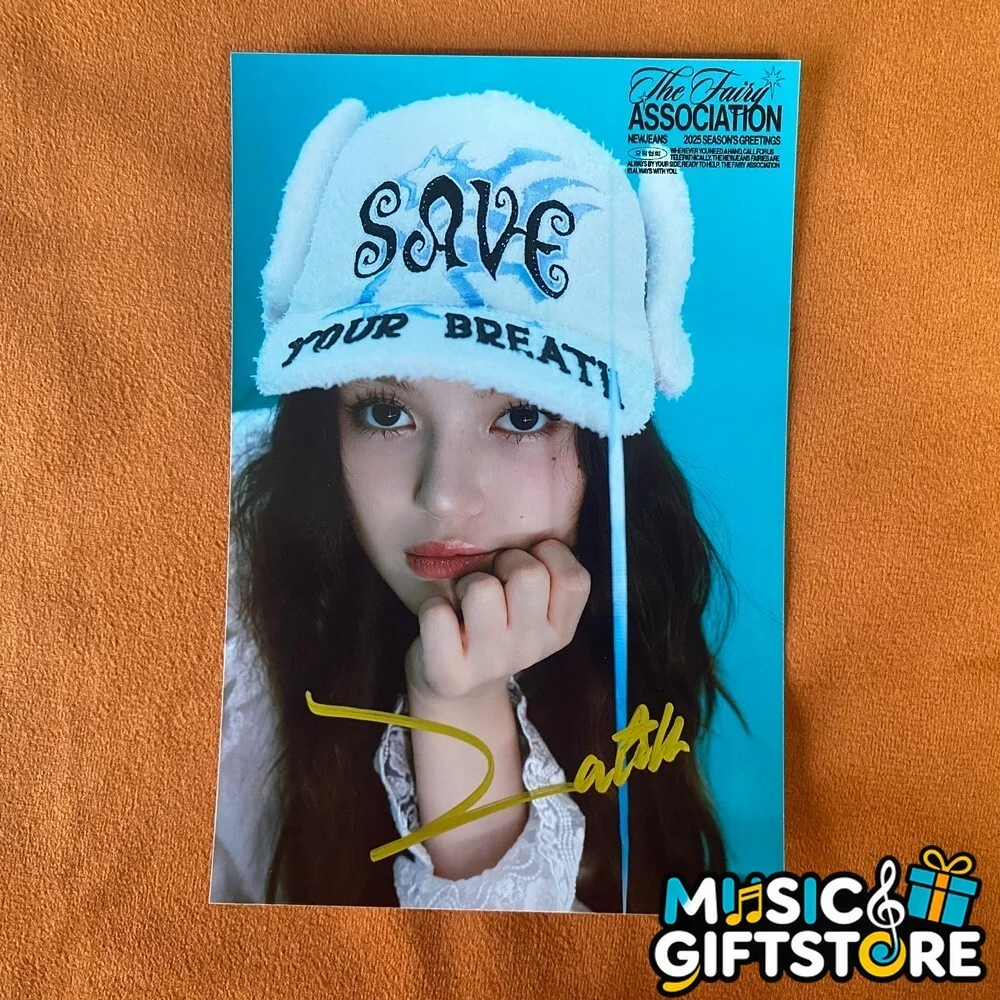 NEWJEANS DANIELLE Autographed Signed Photo K-POP Collection 4*6 2024A #MUGS, изображение 4