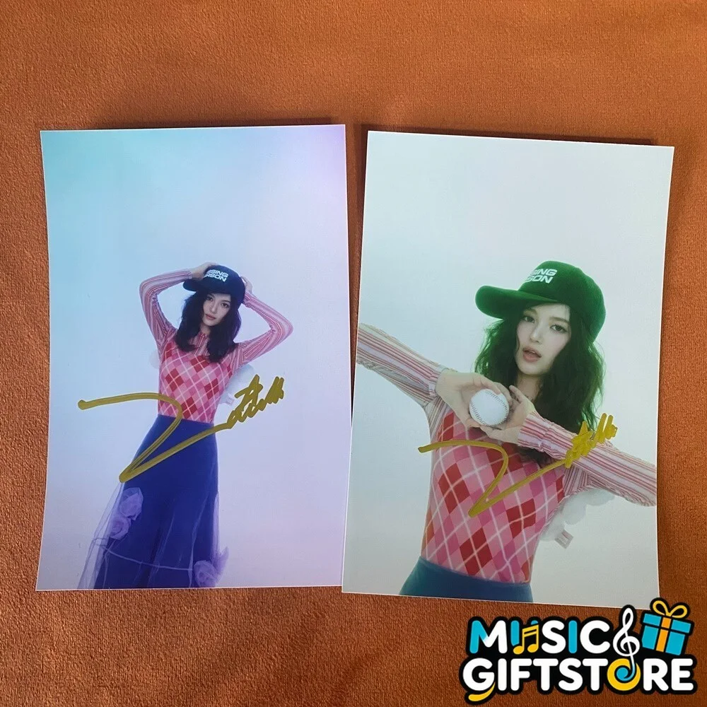 NEWJEANS DANIELLE Autographed Signed Photo K-POP Collection 4*6 2024B #MUGS, изображение 2