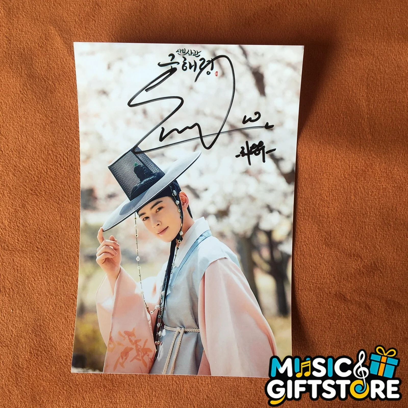 Rookie Historian Goo Hae-ryung Shin Se Kyung Cha EunWoo Autographed Photo 2019A, изображение 3