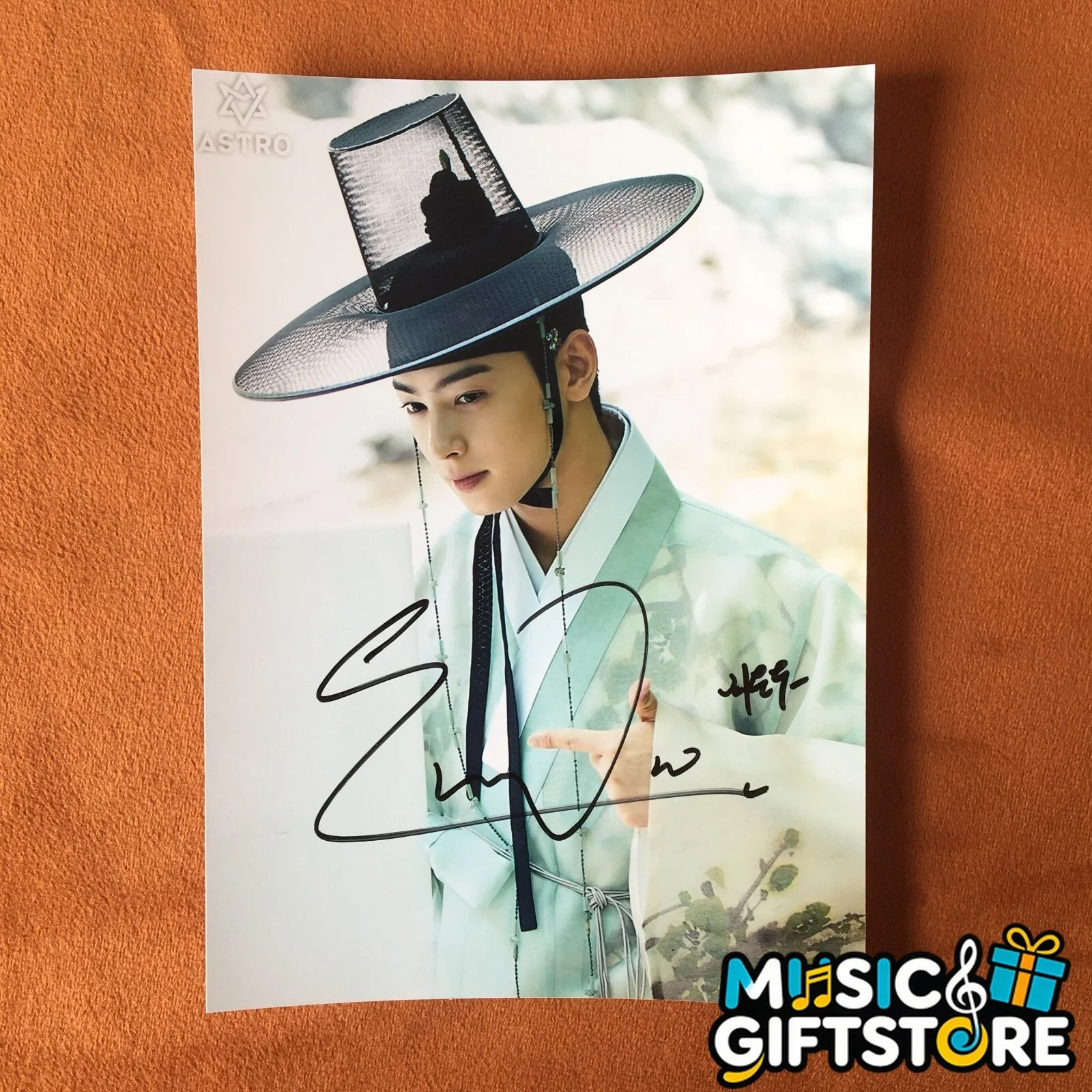 Rookie Historian Goo Hae-ryung Cha EunWoo Autographed Photo 4*6 K-POP 2019 #MUGS, изображение 3