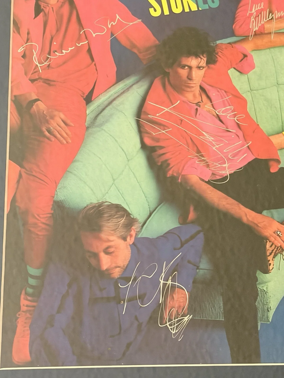 Rolling Stones Band Signed Album - Jagger, Richards, Watts, Wood, Wyman -GFA COA, image 2