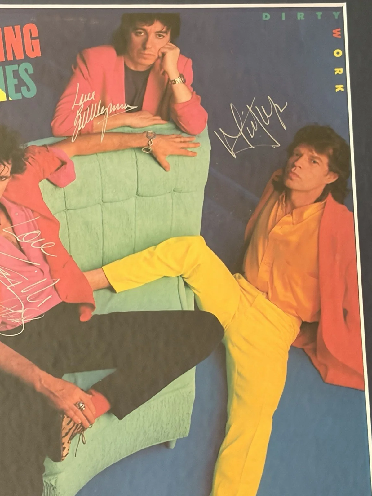 Rolling Stones Band Signed Album - Jagger, Richards, Watts, Wood, Wyman -GFA COA, image 3