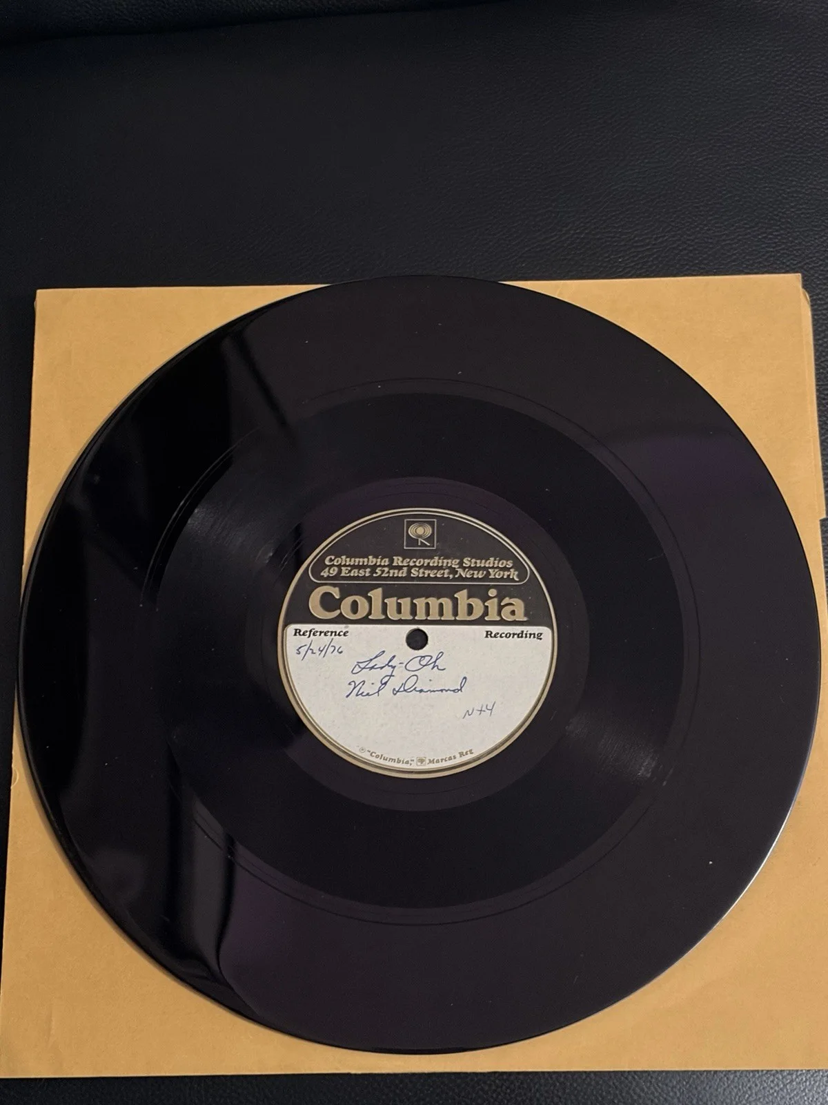 Neil Diamond Double Sided Signed Columbia Reference Disc w/ GFA COA, image 3