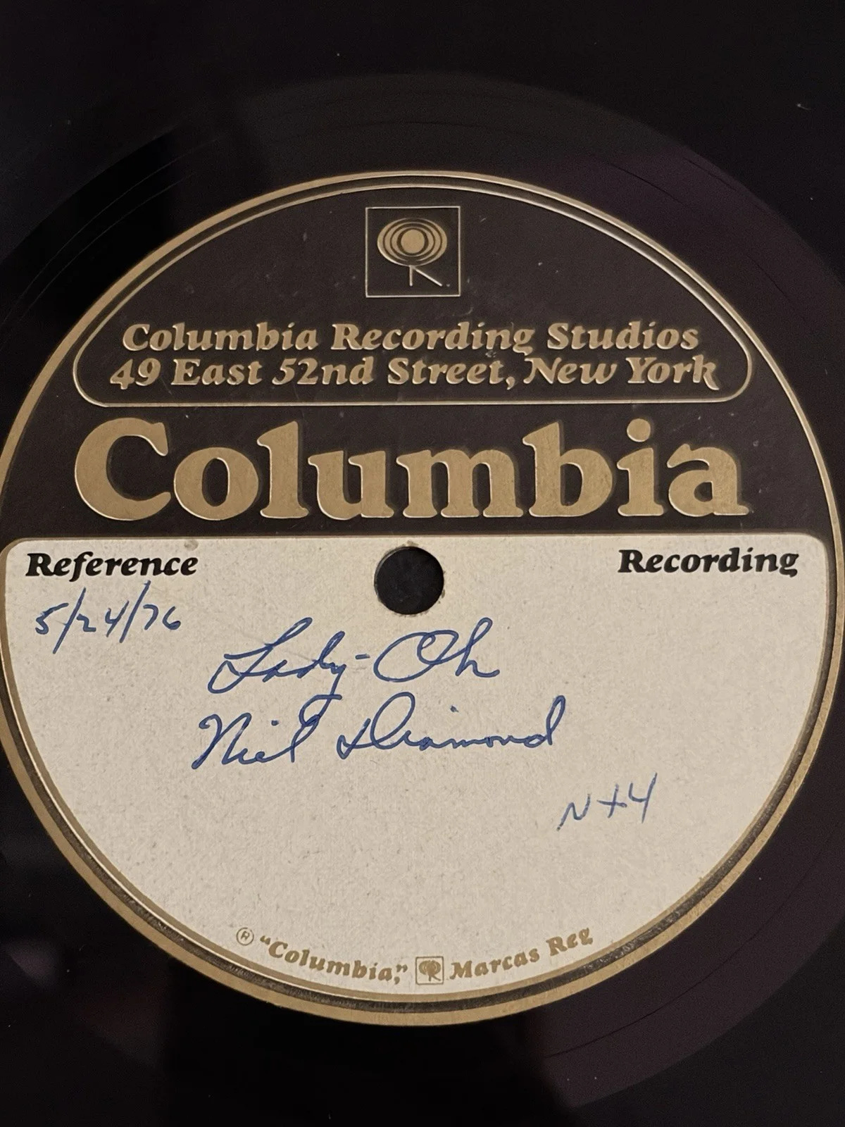 Neil Diamond Double Sided Signed Columbia Reference Disc w/ GFA COA, image 4