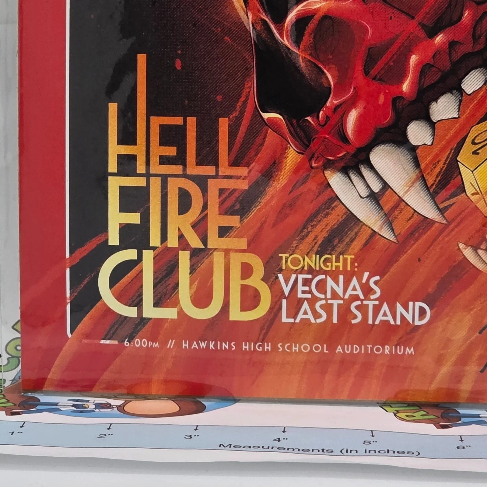 The BAM Box Stranger Things Hell Fire Club Signed Art Print 8x10 183/2500, image 3