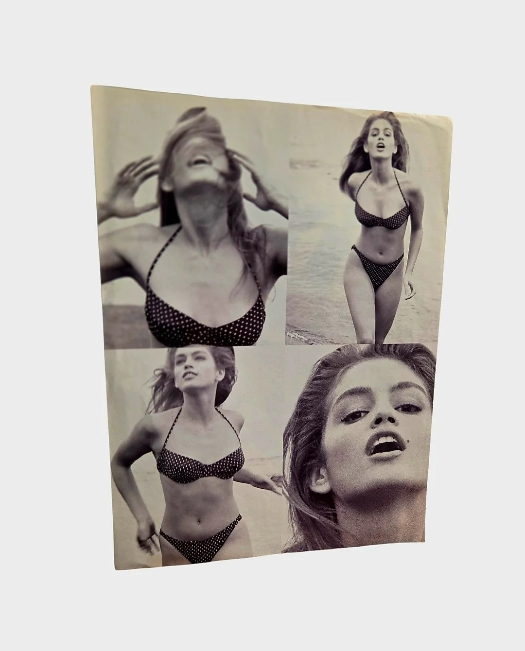 Vintage Original model Cindy Crawford from a 1988 Playboy Pin-Up Print, image 2