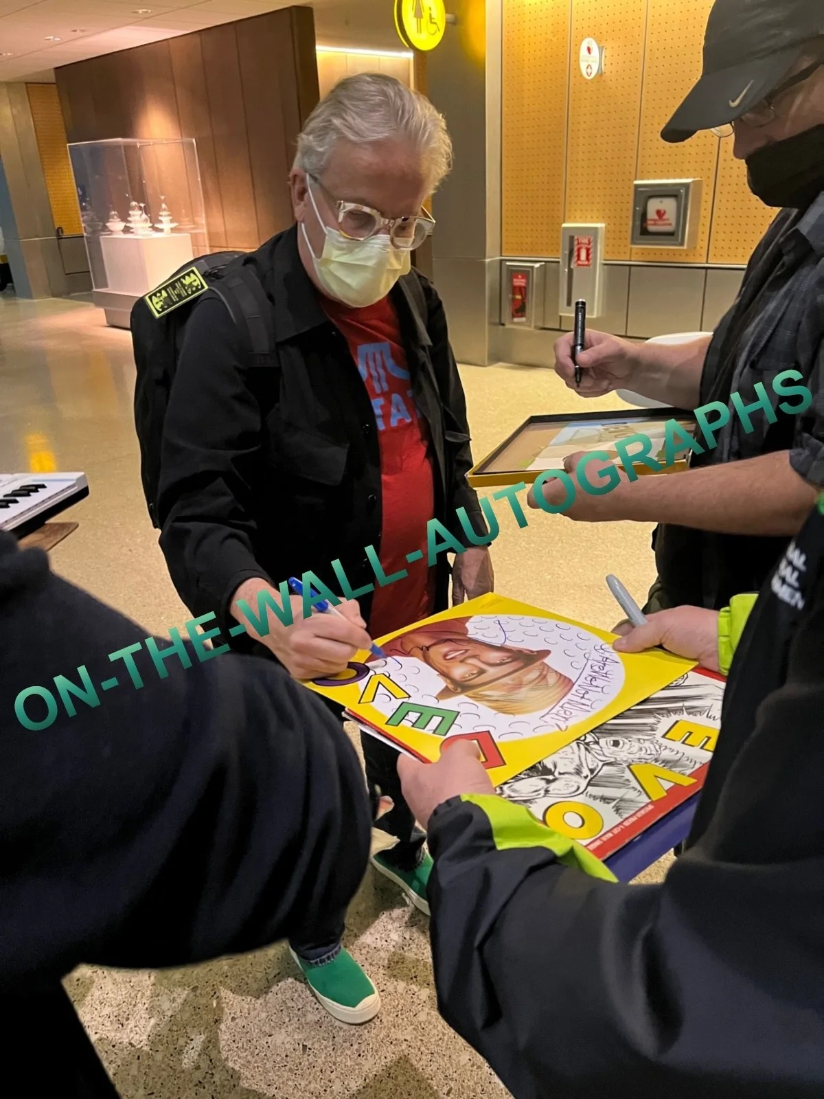 DEVO HAND SIGNED AUTOGRAPHED NEW TRADITIONALISTS POSTER INSERT BY 2! WITH PROOF!, image 3