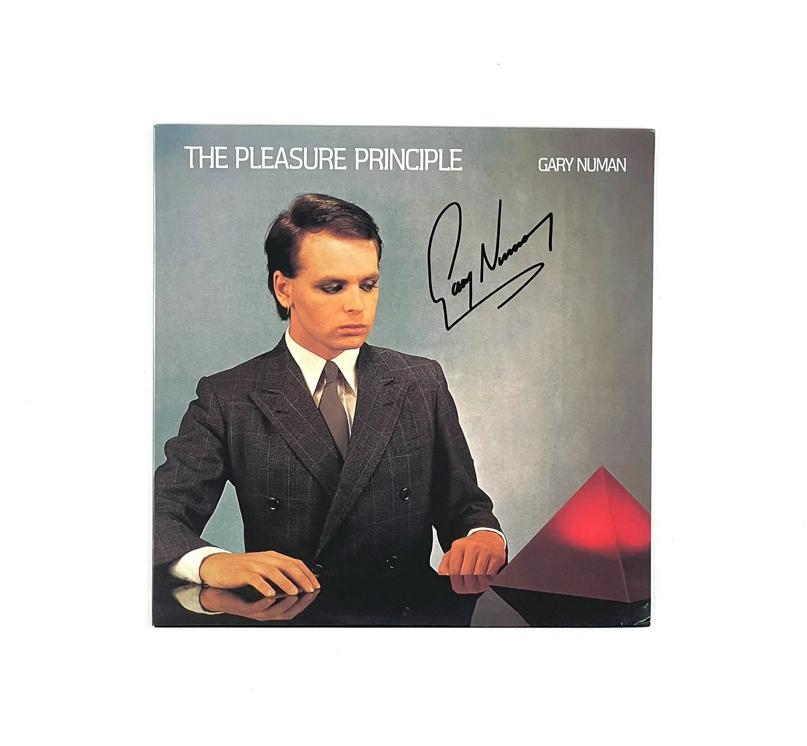 Gary Numan Autographed Signed Pleasure Principle Reissue Vinyl Record Album JSA, изображение 2