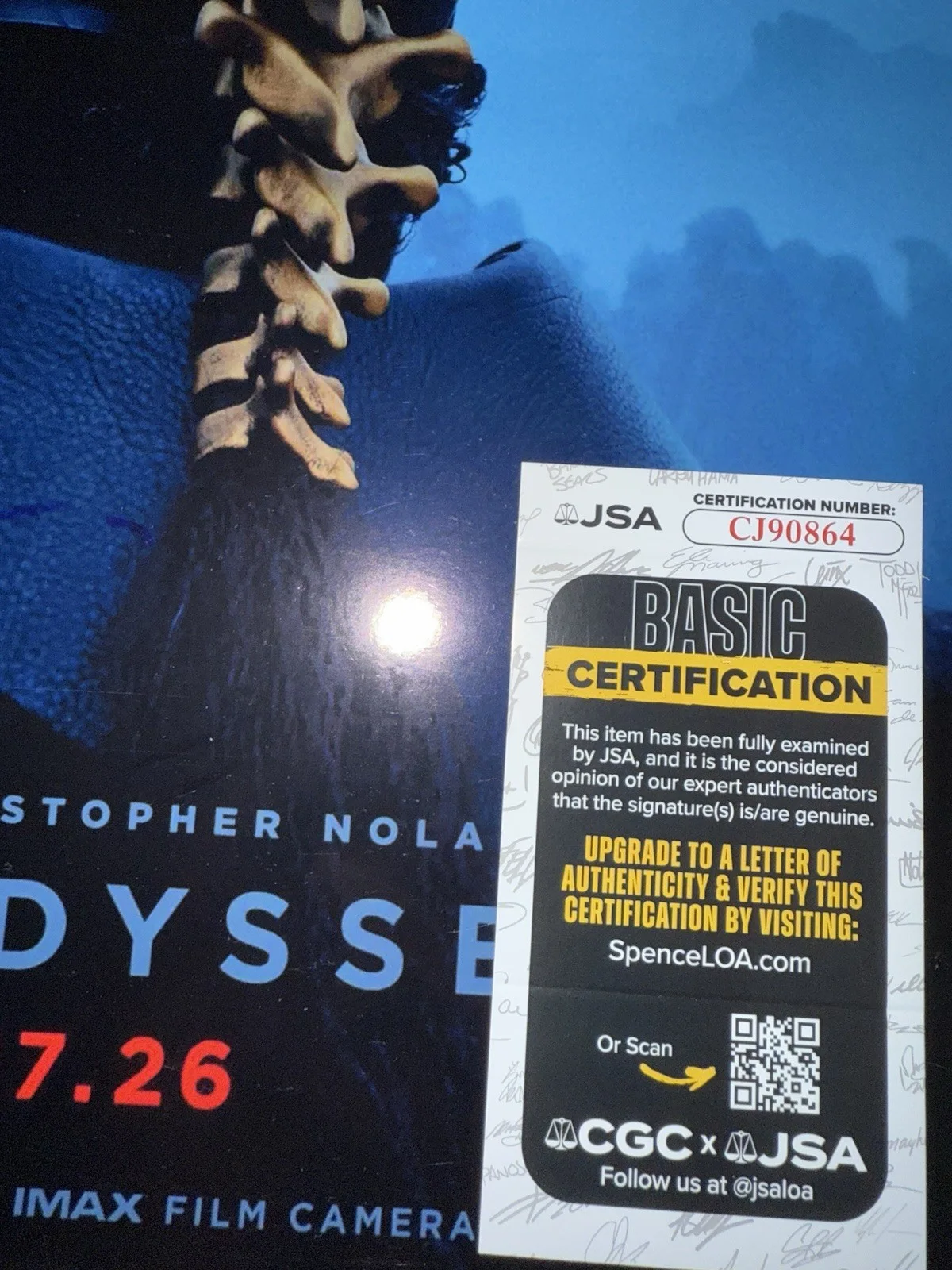 Matt Damon — MATT DAMON SIGNED AUTOGRAPHED THE ODYSSEY ODYSSEUS 12x18 PHOTO RARE JSA COA, изображение 5