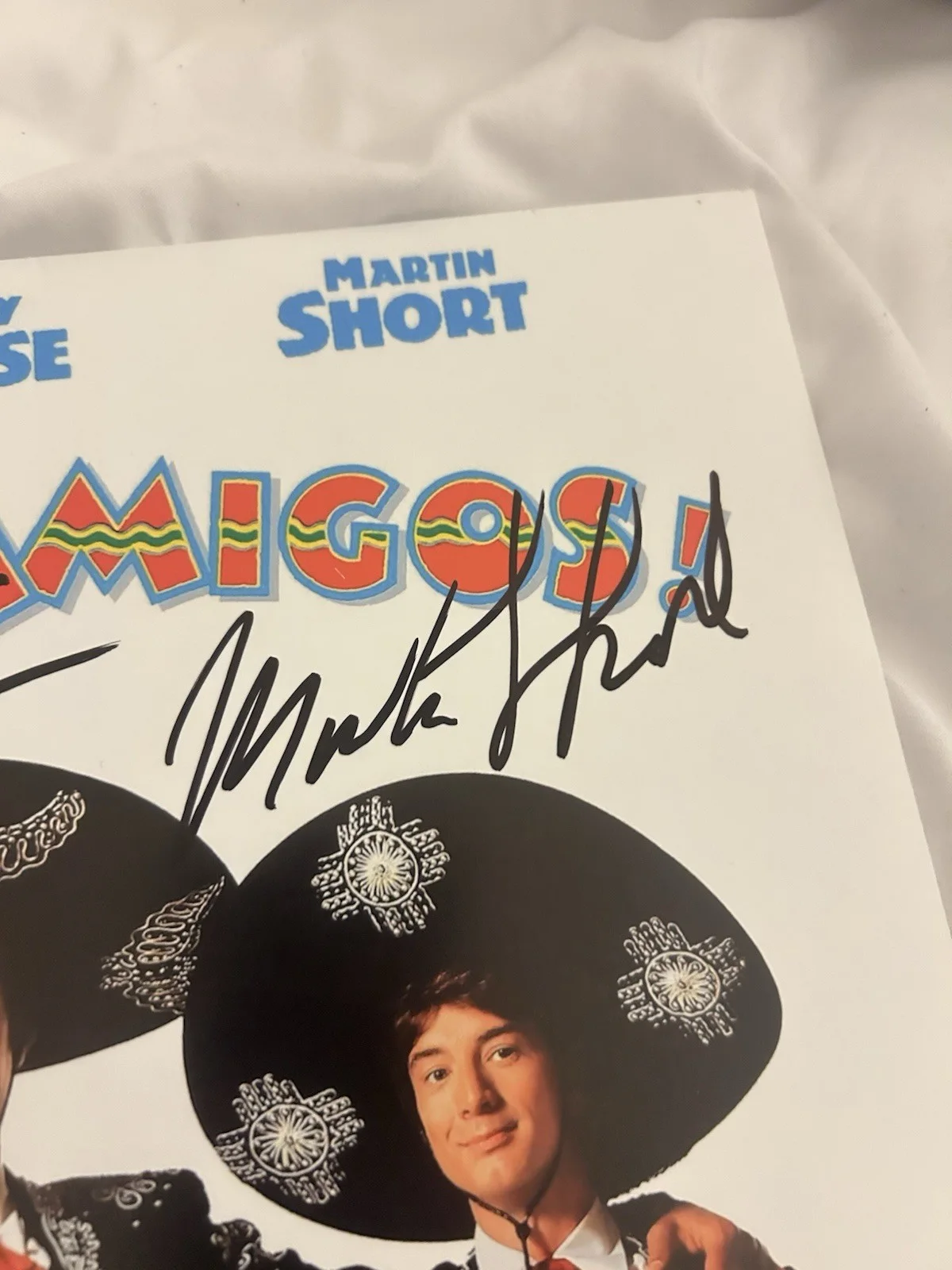 Chevy Chase, Steve Martin, Martin Short — Three Amigos Signed 12x18 Movie Poster Chevy Chase Steve Martin Short PSA COA, image 4