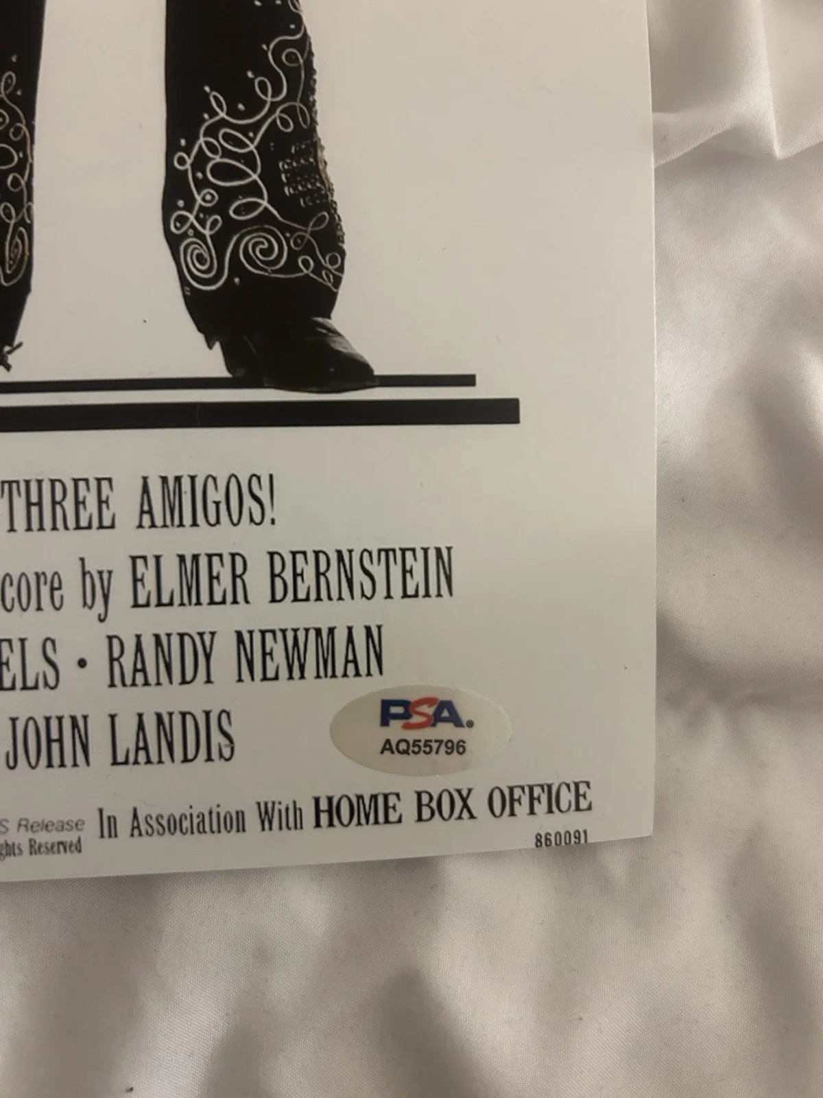 Chevy Chase, Steve Martin, Martin Short — Three Amigos Signed 12x18 Movie Poster Chevy Chase Steve Martin Short PSA COA, image 5