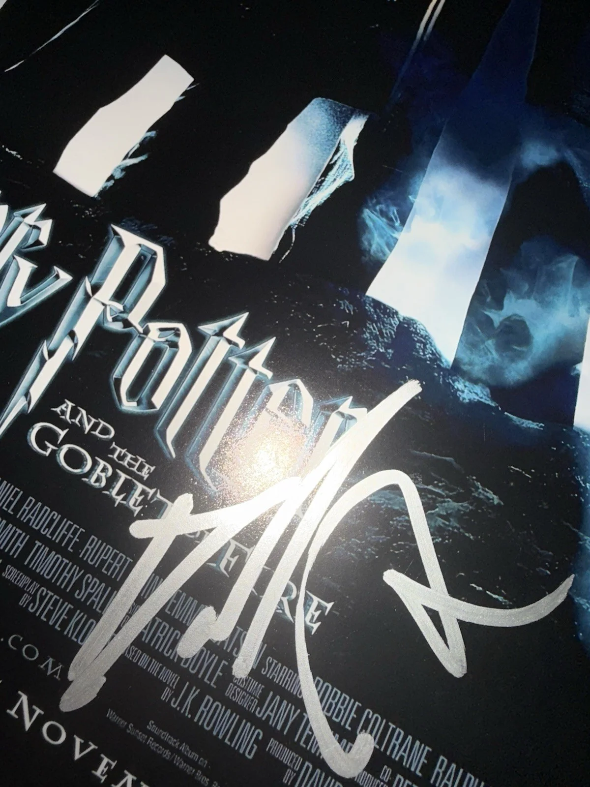 Daniel Radcliffe — DANIEL RADCLIFFE SIGNED AUTOGRAPHED HARRY POTTER GOBLET OF FIRE 12x18 PHOTO JSA, изображение 3