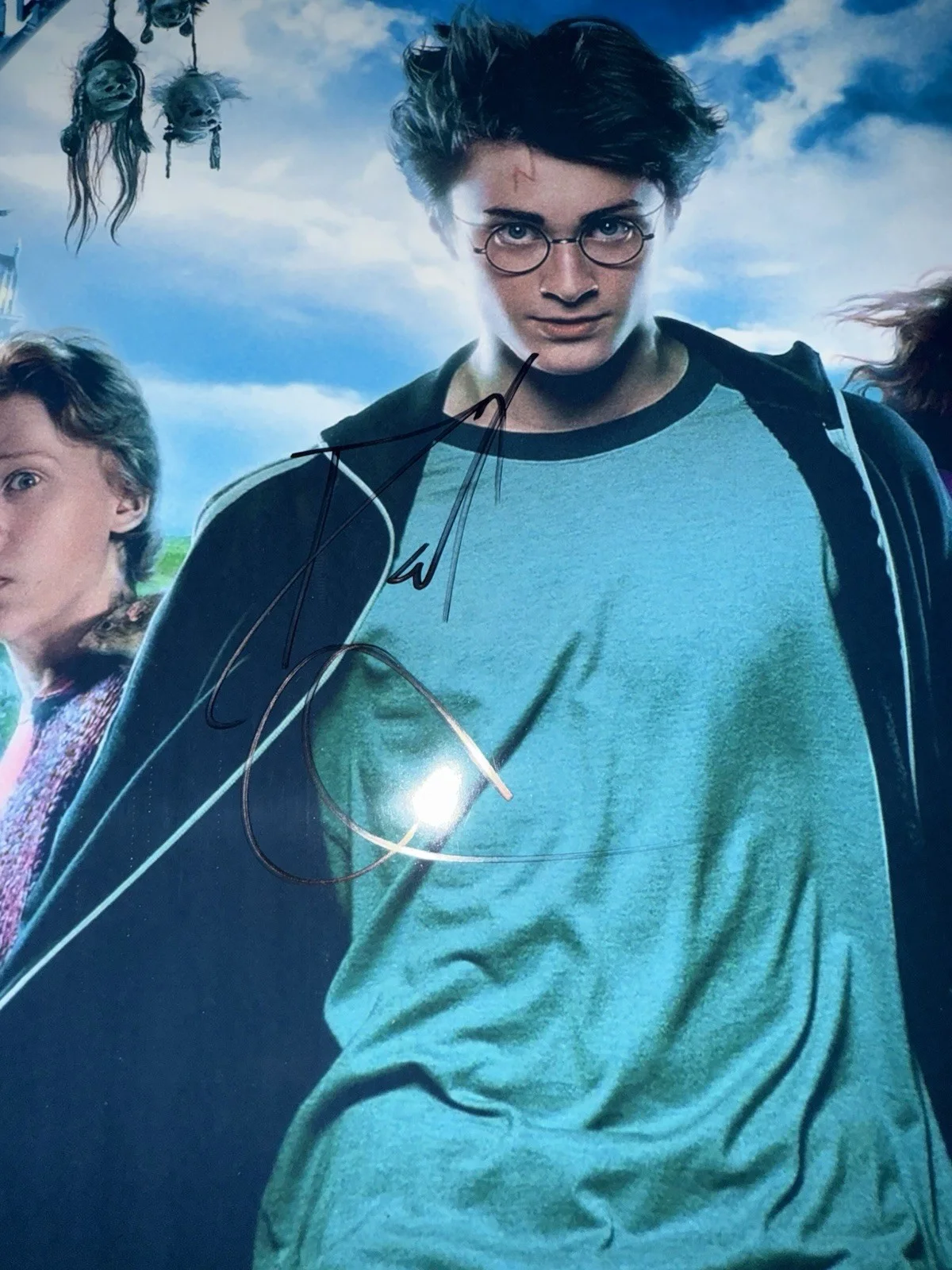 Daniel Radcliffe — DANIEL RADCLIFFE SIGNED AUTOGRAPHED HARRY POTTER PRISONER AZKABAN 12x18 PIC JSA, image 2