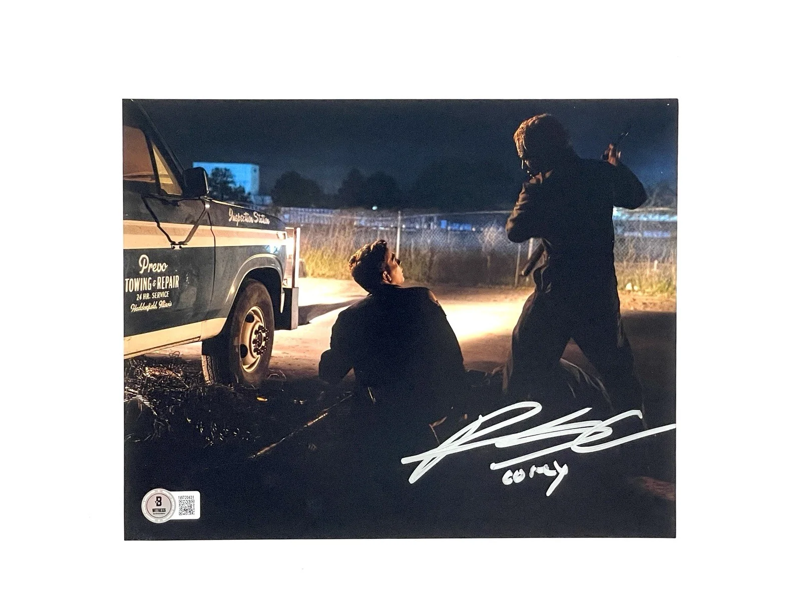 Rohan Campbell — Halloween Ends Rohan Campbell Signed Michael Myers Photo Corey Cunningham BAS 🎃, image 2