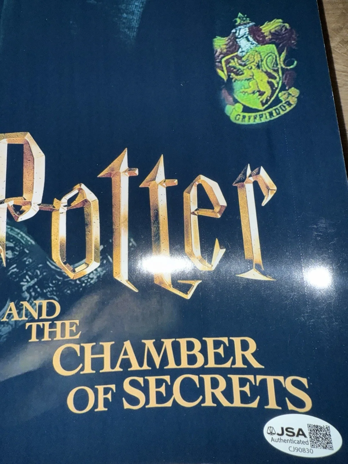 Daniel Radcliffe — DANIEL RADCLIFFE SIGNED AUTOGRAPHED HARRY POTTER CHAMBER SECRETS 12x18 PHOTO JSA, изображение 4