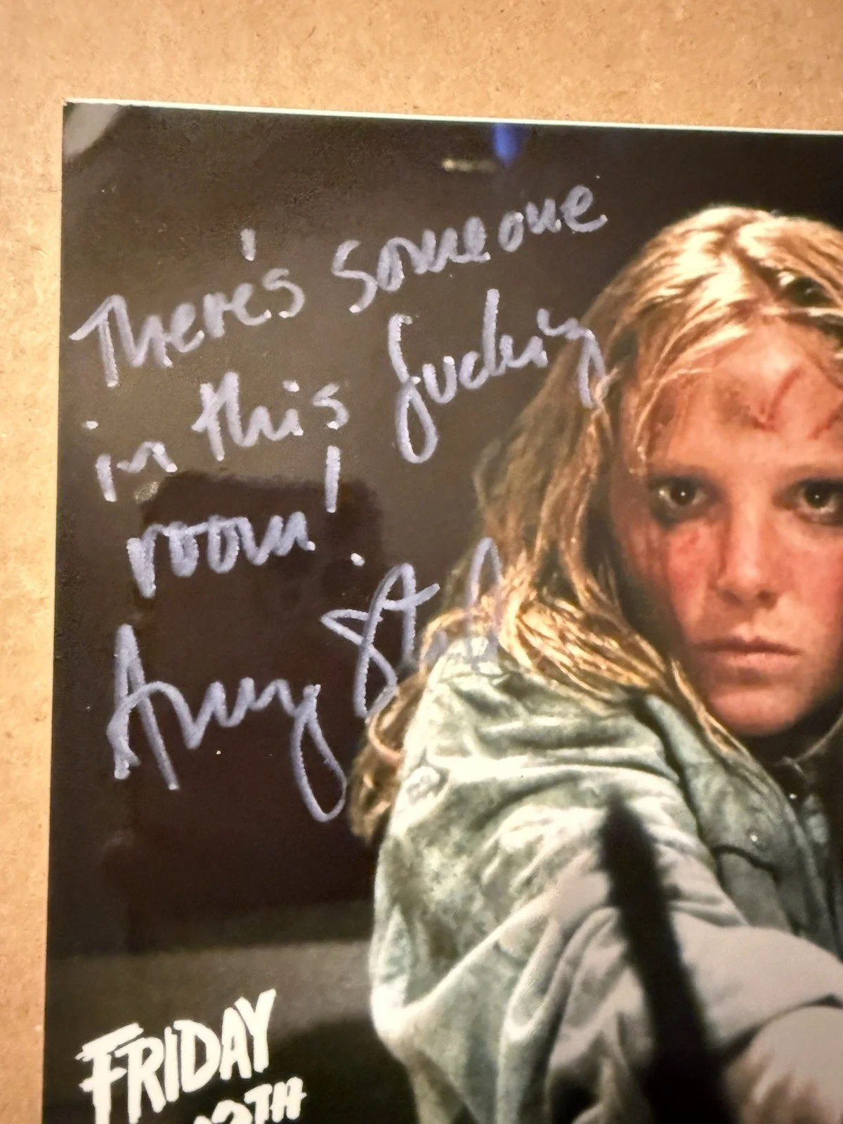 THE ULTIMATE Amy Steel "Ginny Field" Signed 8x10 - ICONIC QUOTE, image 5