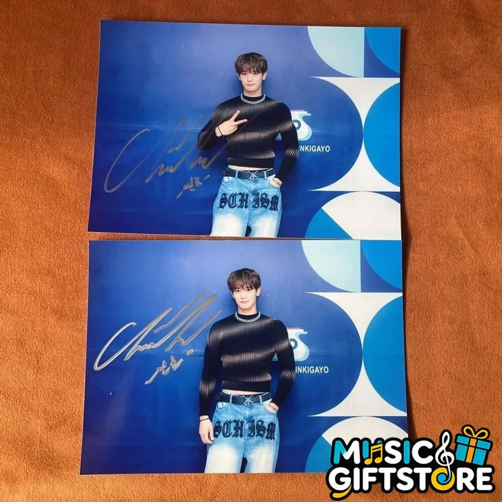 SHINee Minho Autographed Signed Photo 4*6 K-POP COLLECTION AUTOGRAPHED 2024D #MU, изображение 2