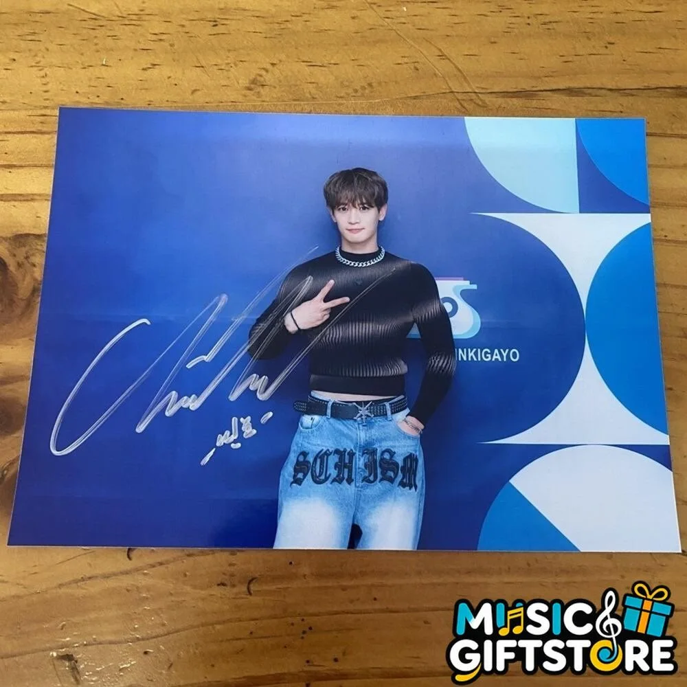 SHINee Minho Autographed Signed Photo 4*6 K-POP COLLECTION AUTOGRAPHED 2024D #MU, изображение 3