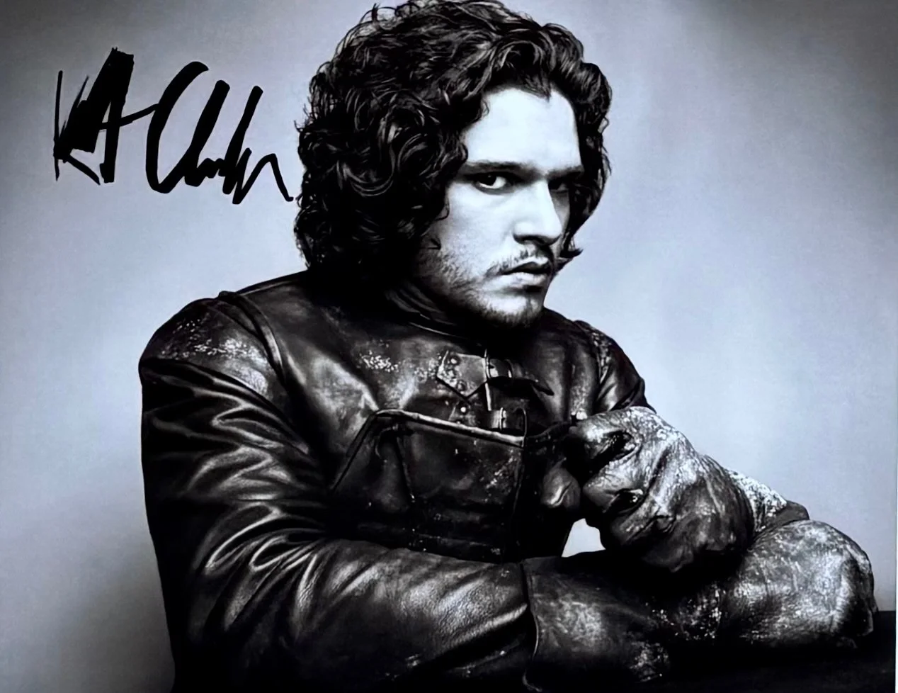 Kit Harrington Jon Snow Game of Thrones Signed Auto 8x10” Photos, image 4