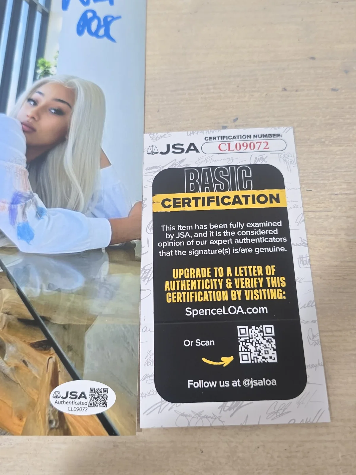 Rubi Rose — Rubi Rose Signed Autograph 8x10 Photo Streamer Model Rapper JSA CERT, image 4