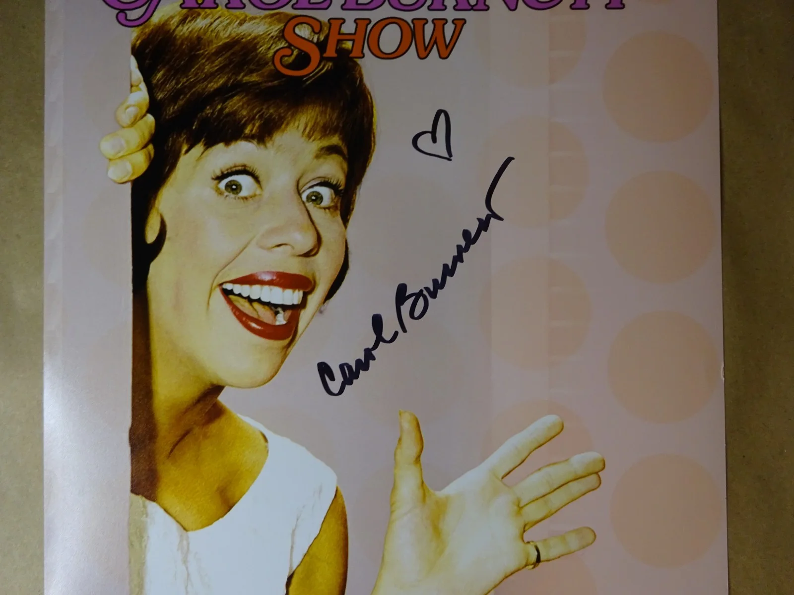 Caroll Burnett — Signed The Carol Burnett Show Autographed 11"x17" Photo Beckett BAS COA, image 3