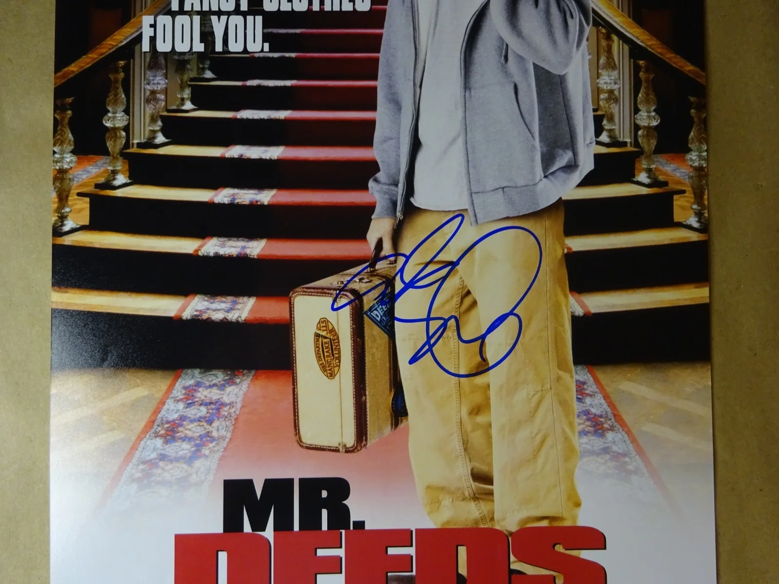 Adam Sandler — Signed Adam Sandler Autographed Mr. Deeds 11"x17" Photo Beckett BAS COA, image 3