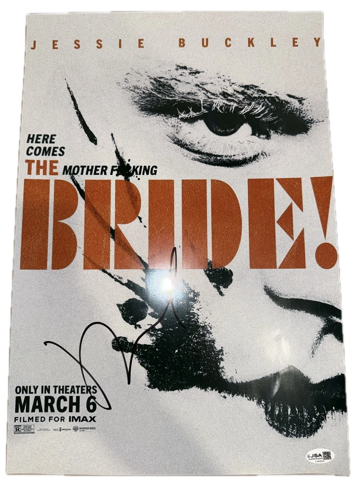 MAGGIE GYLLENHAAL — MAGGIE GYLLENHAAL SIGNED AUTOGRAPH THE BRIDE! 11X17 MOVIE POSTER PHOTO JSA COA
