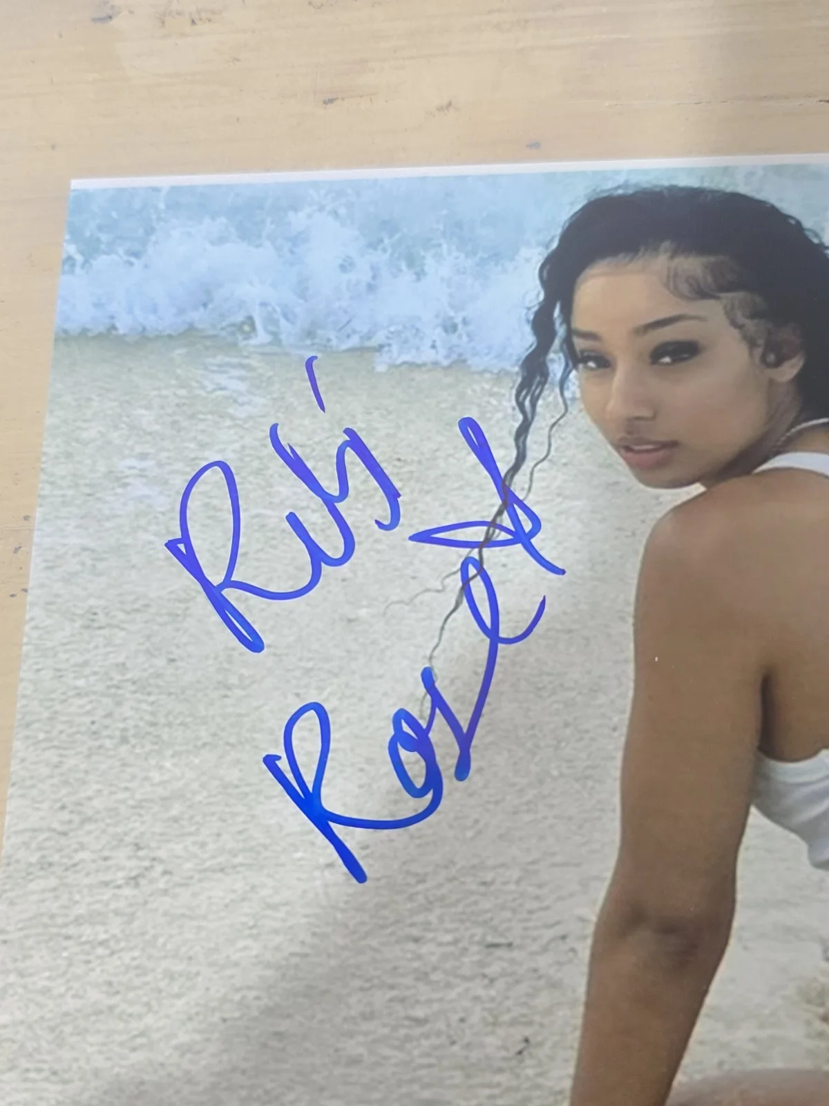 Rubi Rose Signed Autograph 8x10 Photo Streamer Model Rapper JSA CERT, изображение 2