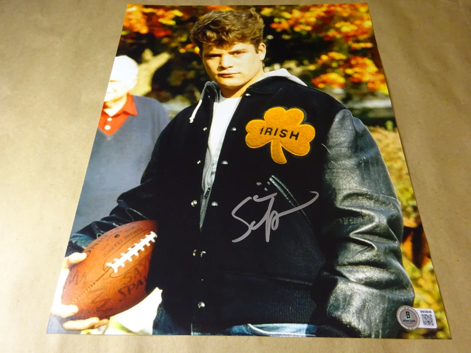 Sean Astin — Signed Sean Astin Autographed 11"x14" Photo Rudy Beckett BAS COA, изображение 2