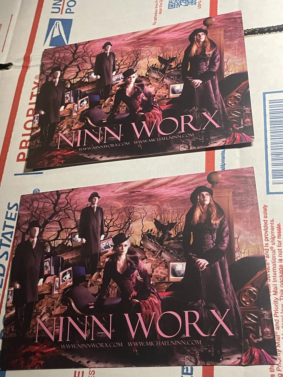 Monica Mayhem — Monica Mayhem Heather Vandeven Adult Actress Signed Promo Cards 5" 7" Ninn Worx, изображение 4
