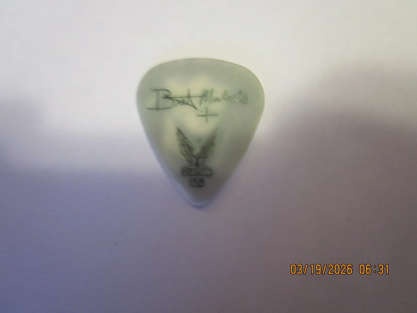 Bret Michaels Poison Signature/Face Clayton Raven Guitar Pick #1548, изображение 4