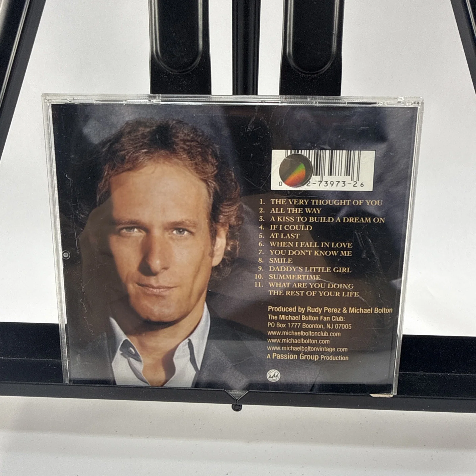 Signed Michael Bolton - Vintage CD Autographed 2003 Passion Group, image 2