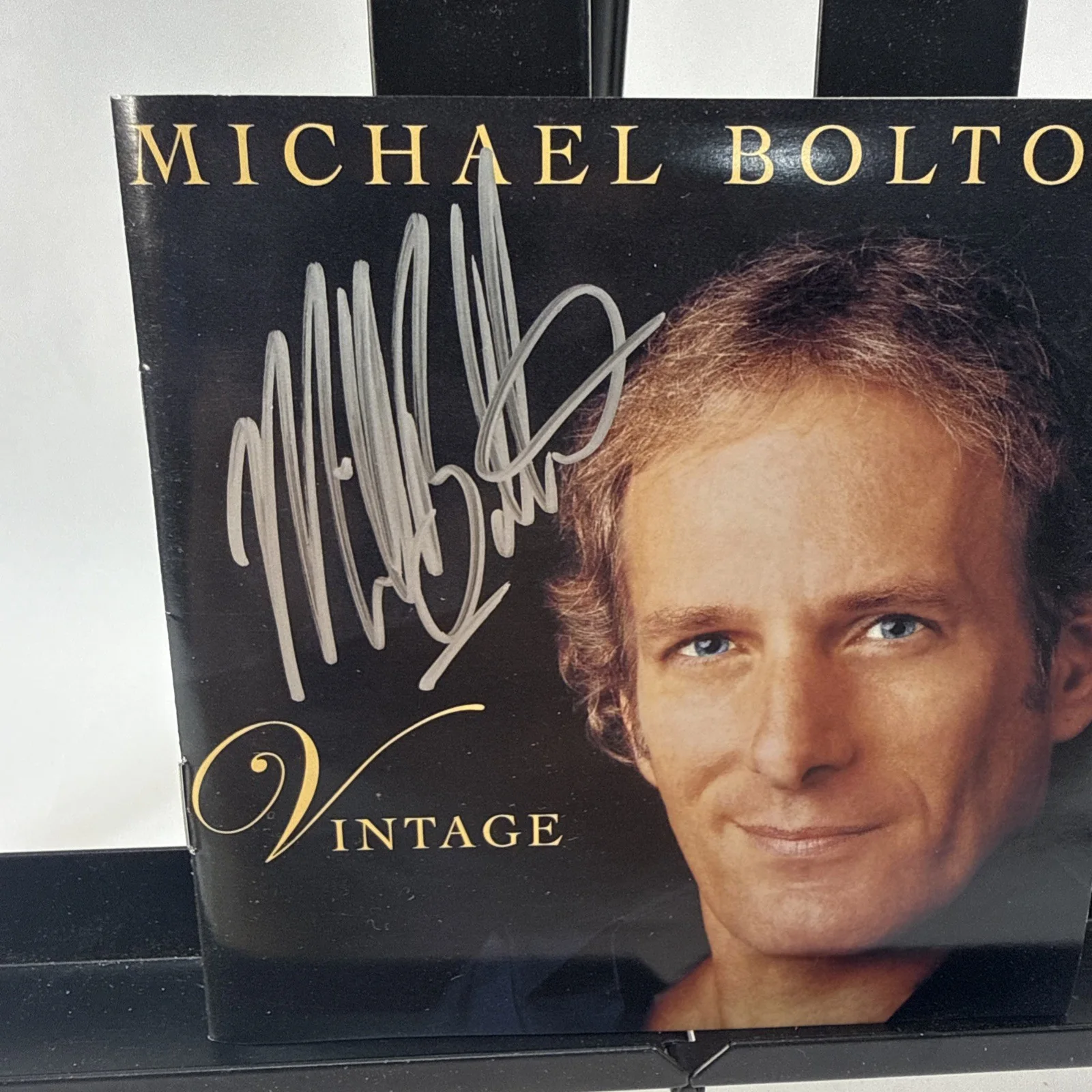 Signed Michael Bolton - Vintage CD Autographed 2003 Passion Group, image 4