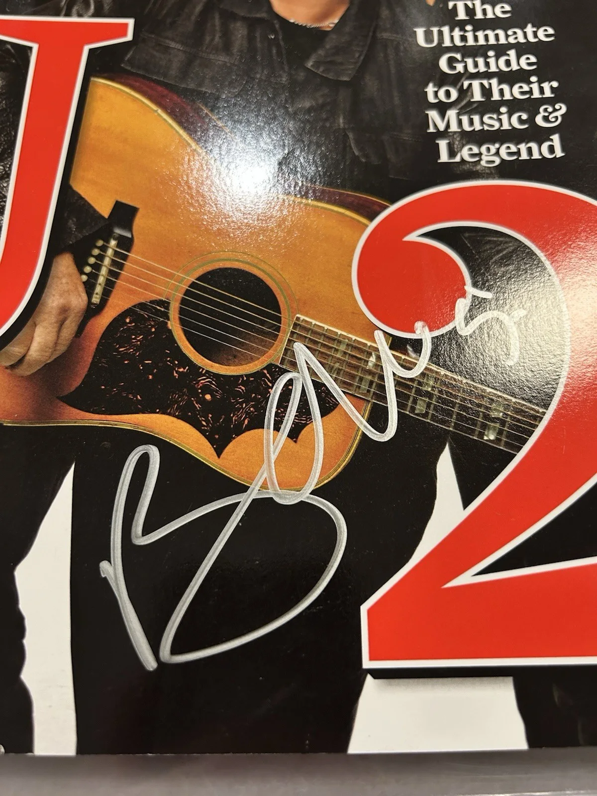 U2 Bono Signed Rolling Stone Magazine Full, image 2