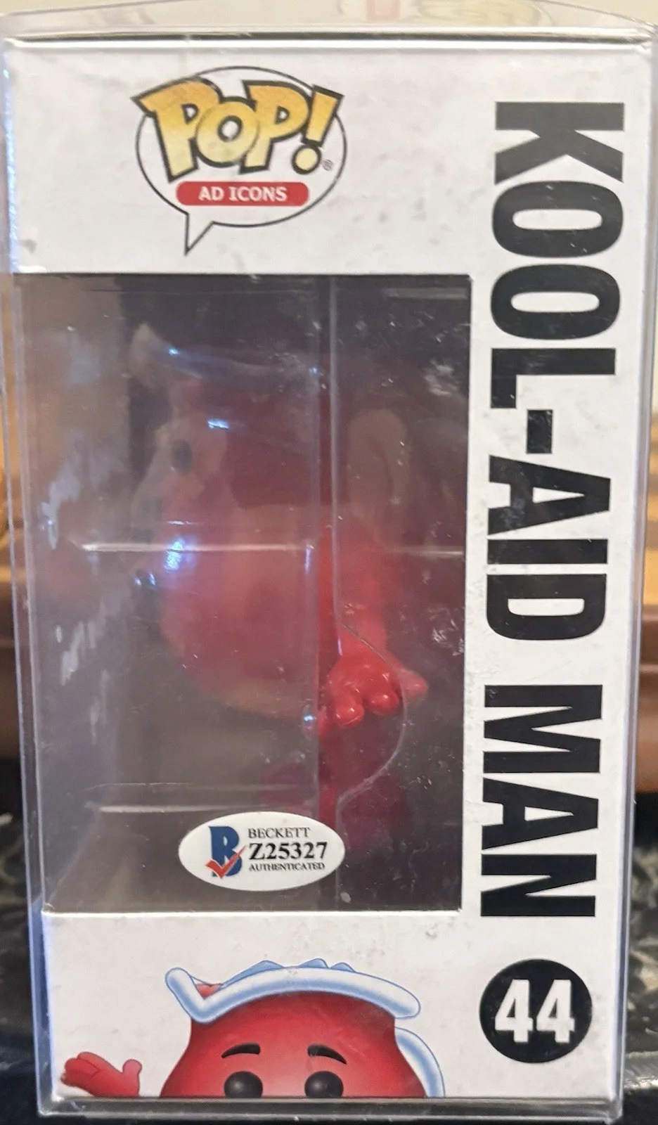 Kool Aid Man Funko Pop Signed by Richard Berg Beckett Authenticated COA, image 2