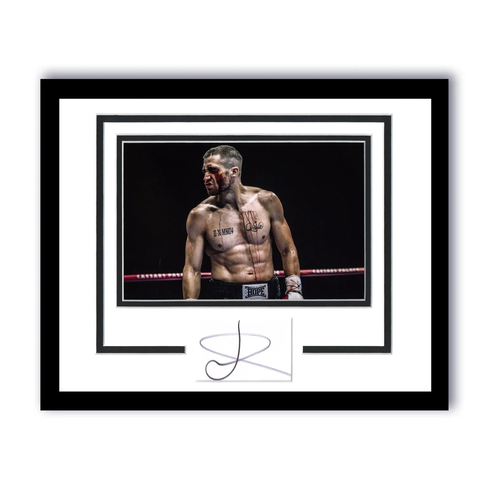 Jake Gyllenhaal — Jake Gyllenhaal "Southpaw" AUTOGRAPH Signed Custom Framed 11x14 Display B ACOA