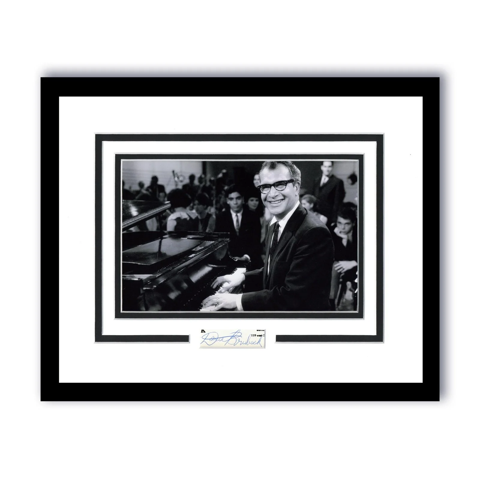 Dave Brubeck — Dave Brubeck AUTOGRAPH Signed Jazz Piano Photo Framed 11x14 Matted Display ACOA