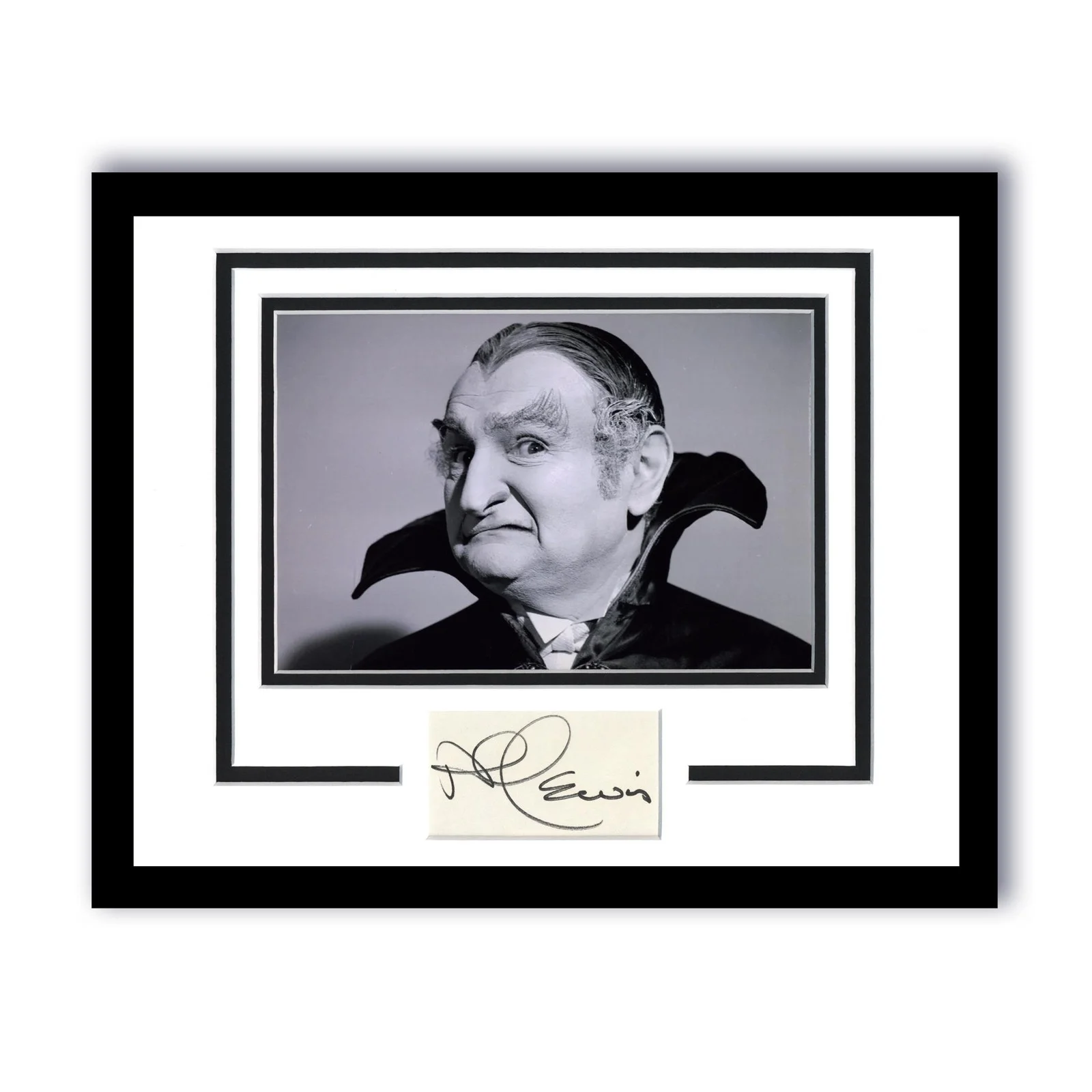 Al Lewis — Al Lewis "The Munsters" AUTOGRAPH Signed Custom Framed 11x14 Display B ACOA