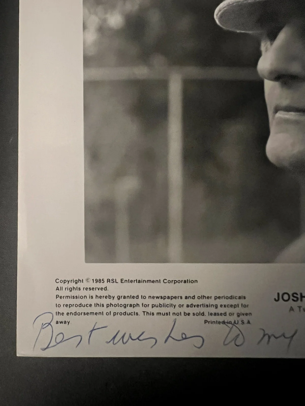 Ted Kotcheff — Director Ted Kotcheff ~ Autographed Photo ~ 8”x10” ~ 1985 ‘Joshua Then and Now’, изображение 4