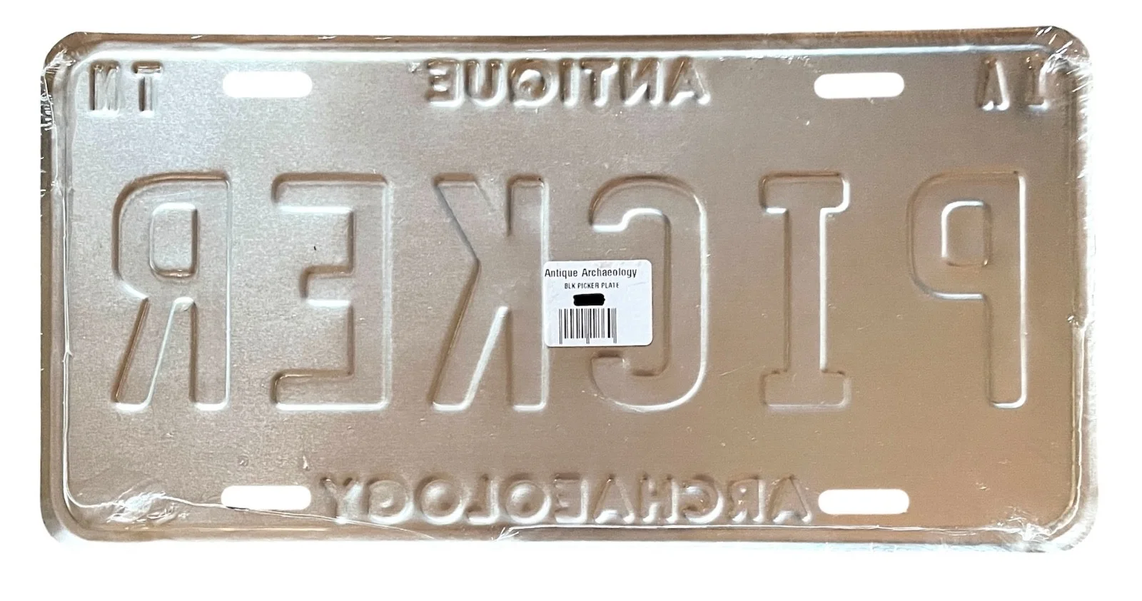 PICKER Antique Archaeology ~ License Plate ~ BRAND NEW SEALED, image 2