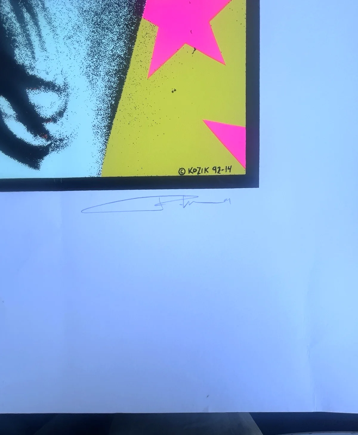 2004 Frank Kozik Green Lady 92-14 Signed Poster Pearl Jam Sound Garden LE 44x38", изображение 4