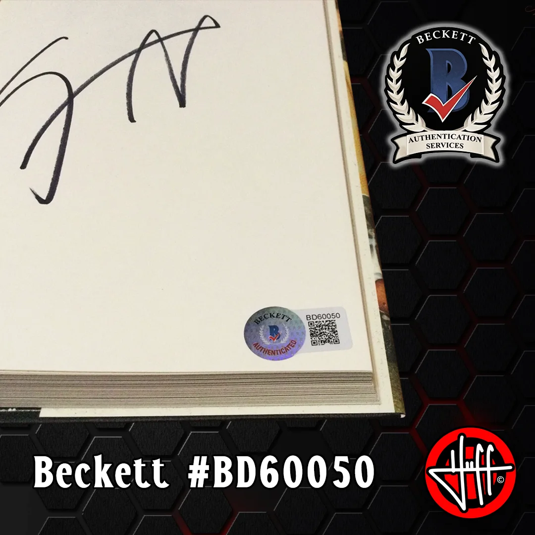 SIGNED ✅ BECKETT MOTLEY CRUE NIKKI SIXX FIRST 21 HARD COVER BOOK + VINYL & BONUS, изображение 2