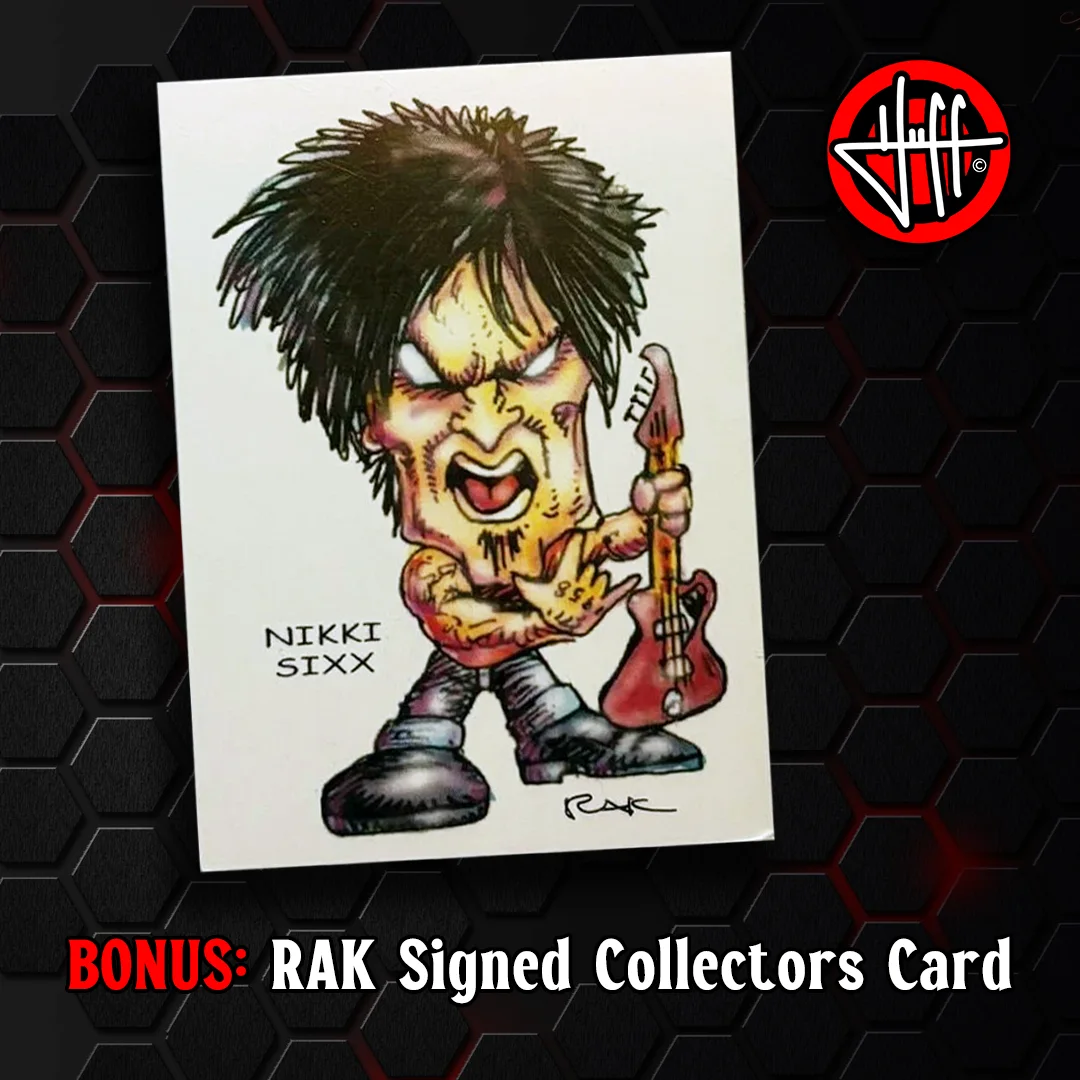 SIGNED ✅ BECKETT MOTLEY CRUE NIKKI SIXX FIRST 21 HARD COVER BOOK + VINYL & BONUS, изображение 4