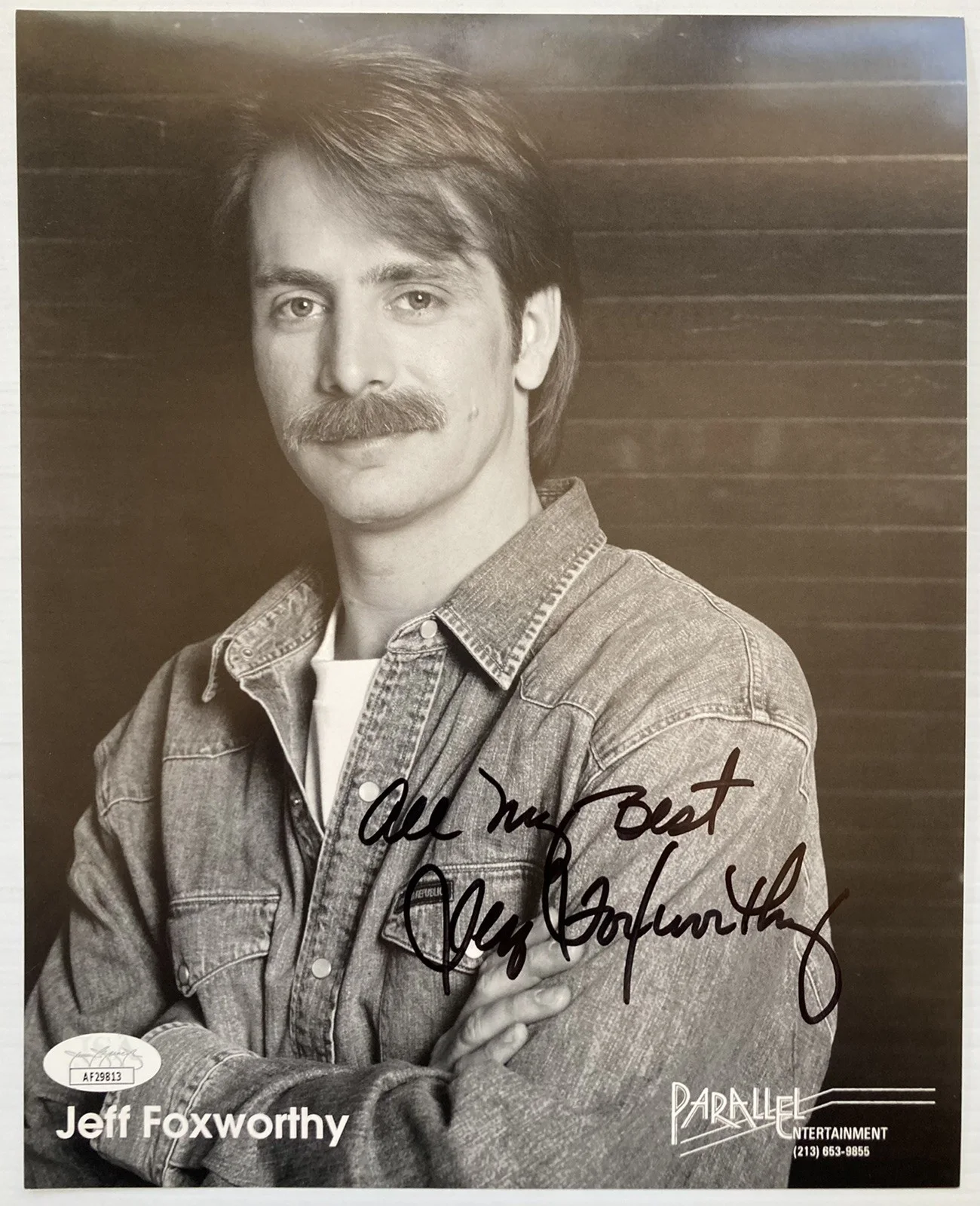 Jeff Foxworthy — Comedian Actor Jeff Foxworthy Signed Autograph 8x10 Photo - JSA Cert - FREE S&H!, изображение 2