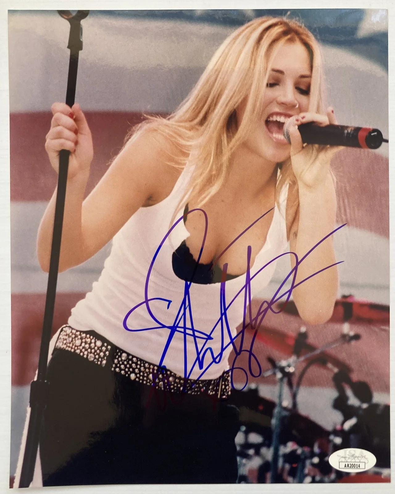 Singer Actress Willa Ford Signed Autograph 8x10 Photo - JSA Cert - FREE S&H!, изображение 2